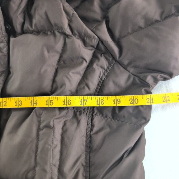 - SOLD- Eddie Bauer GooseDown Parka Faux FurLined Detachable Hood Women's Medium - Picture 9 of 11